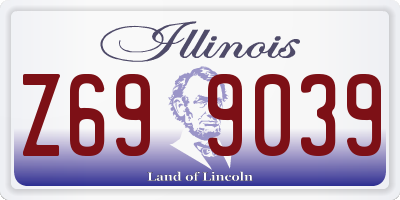 IL license plate Z699039