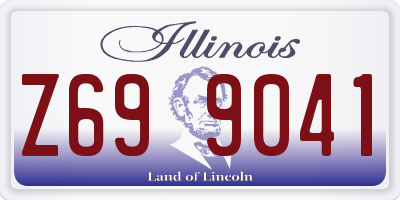 IL license plate Z699041