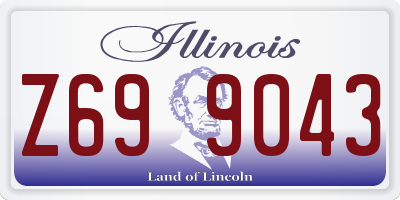IL license plate Z699043