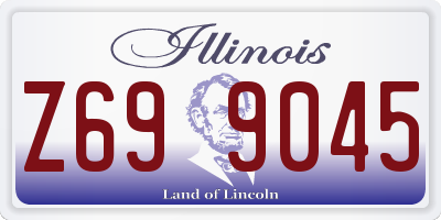 IL license plate Z699045