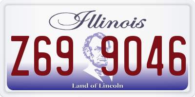 IL license plate Z699046