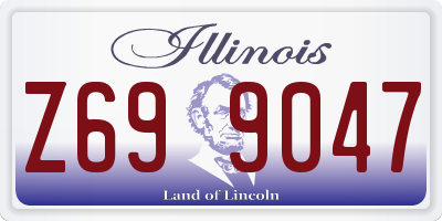 IL license plate Z699047
