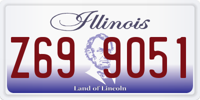 IL license plate Z699051