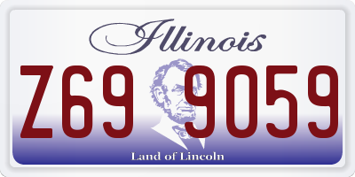IL license plate Z699059
