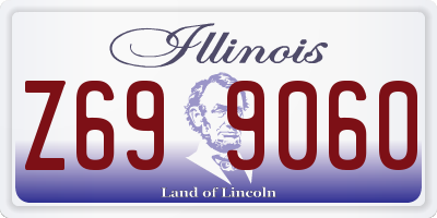 IL license plate Z699060