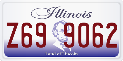 IL license plate Z699062