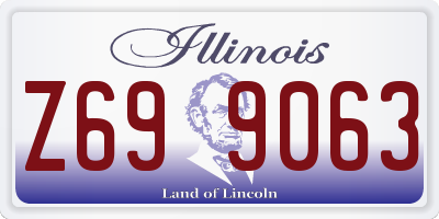 IL license plate Z699063