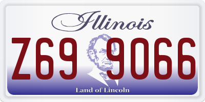 IL license plate Z699066