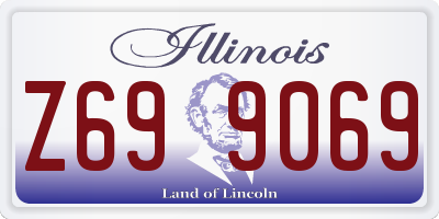 IL license plate Z699069