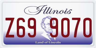 IL license plate Z699070