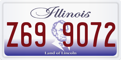 IL license plate Z699072