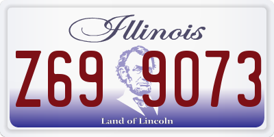 IL license plate Z699073