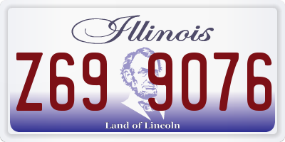 IL license plate Z699076