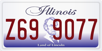 IL license plate Z699077