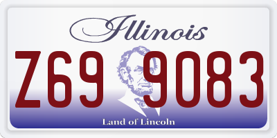 IL license plate Z699083
