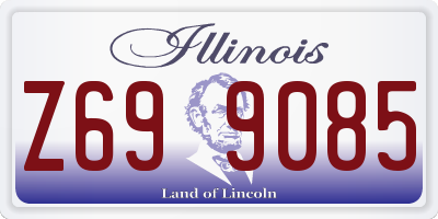IL license plate Z699085