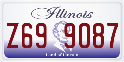 IL license plate Z699087