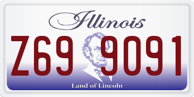 IL license plate Z699091