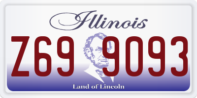 IL license plate Z699093