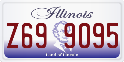 IL license plate Z699095