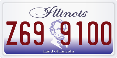 IL license plate Z699100