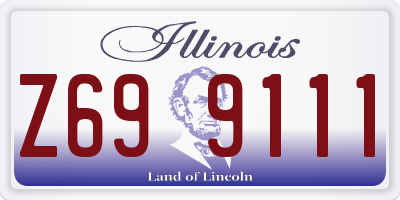 IL license plate Z699111