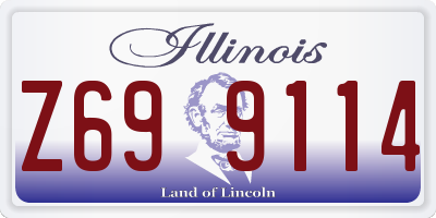 IL license plate Z699114