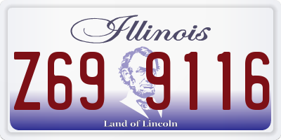 IL license plate Z699116