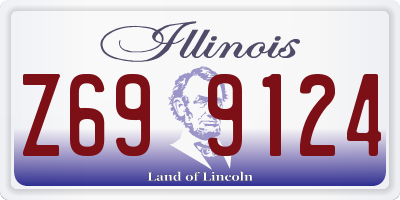 IL license plate Z699124