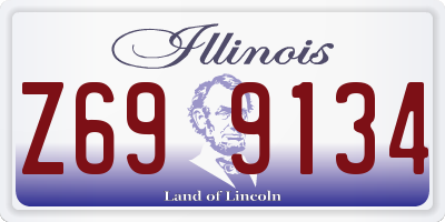IL license plate Z699134