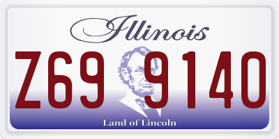 IL license plate Z699140