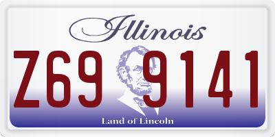 IL license plate Z699141