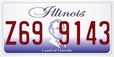 IL license plate Z699143