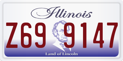 IL license plate Z699147