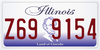 IL license plate Z699154