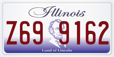 IL license plate Z699162