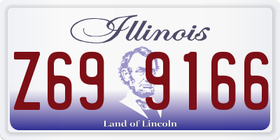 IL license plate Z699166