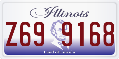 IL license plate Z699168
