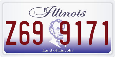 IL license plate Z699171