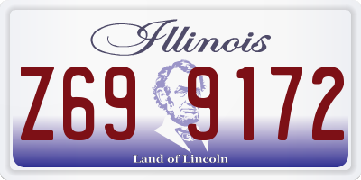 IL license plate Z699172