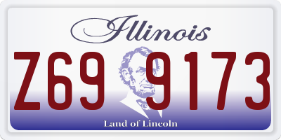 IL license plate Z699173