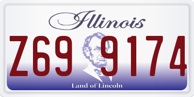 IL license plate Z699174
