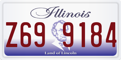 IL license plate Z699184