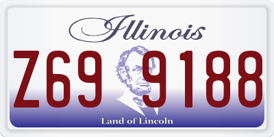 IL license plate Z699188