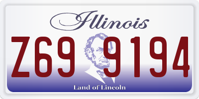 IL license plate Z699194
