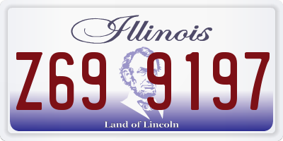 IL license plate Z699197