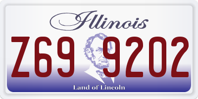 IL license plate Z699202