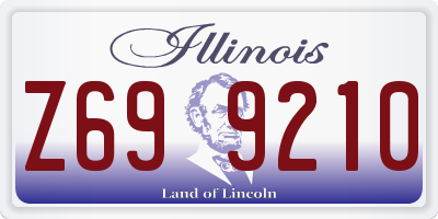 IL license plate Z699210