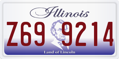 IL license plate Z699214