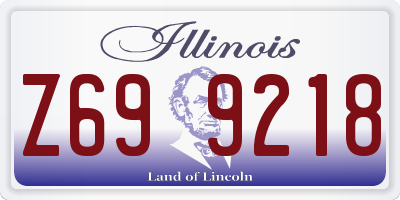 IL license plate Z699218